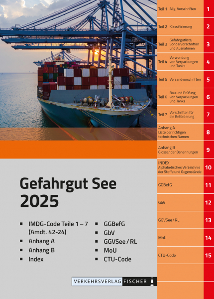 Gefahrgut See 2025 inkl. IMDG-Code Amdt. 42-24