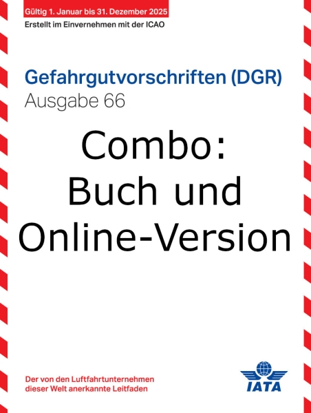 IATA Gefahrgutvorschriften Paket 2025 - für den Luftverkehr